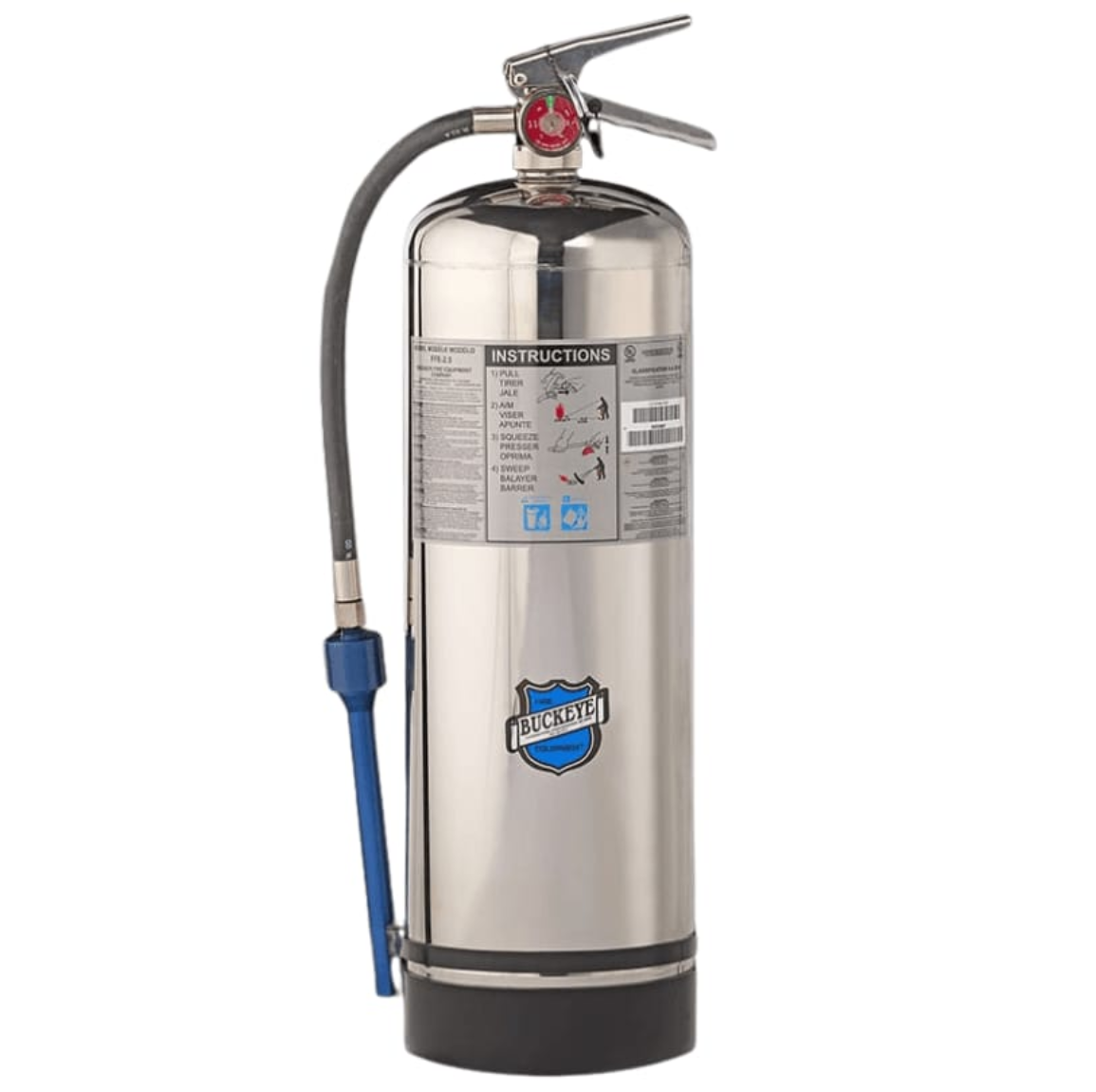 Extintor Buckeye Clase AB Espuma 2.5Gal Litros Costa Rica